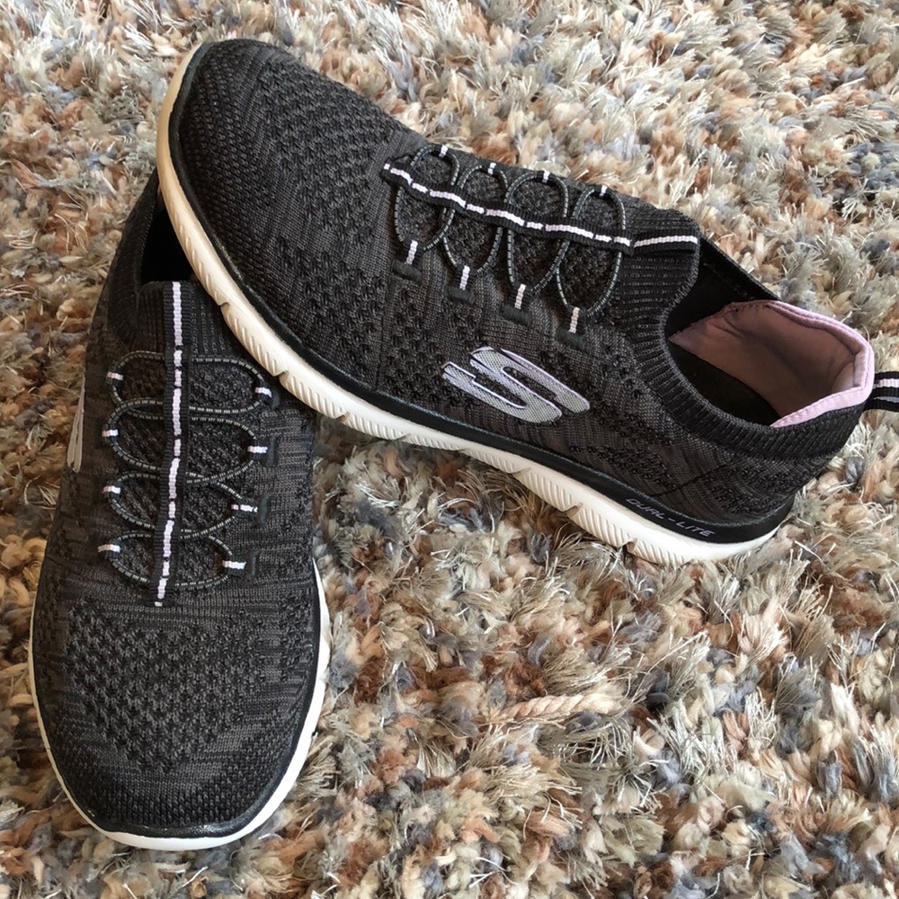 Sketchers-Grey size 8 Slip On Sporty Sneaker